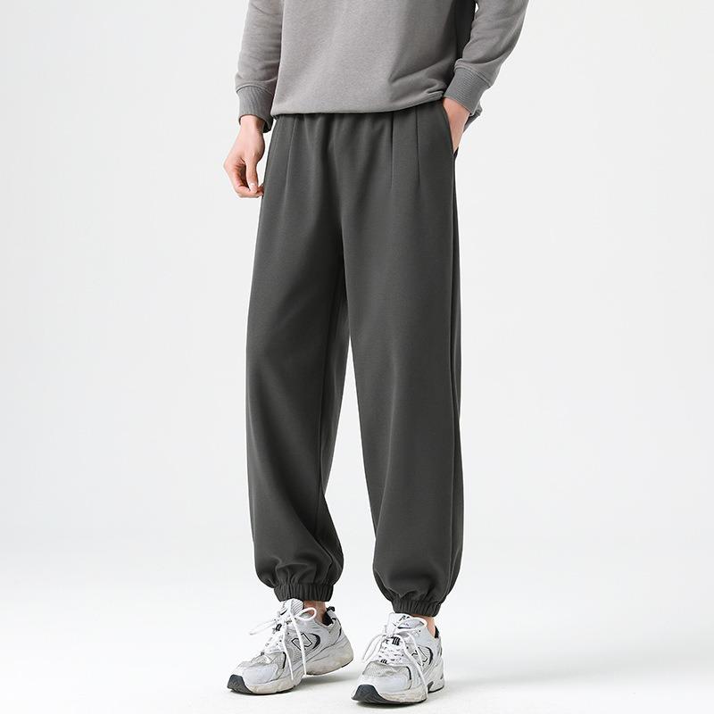 Uncle Radish Casual Sweatpants Women's Autumn and Winter Sickle Pants High Waist Loose Couple Large Size Women's Wide Leg Pants