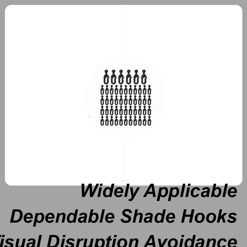 

50pcs Curtain Hooks Heavy Duty Windproof Invisible Netting Hanger, Outdoor Gazebo Hardware for Camping Balcony Courtyard Yard China Mainland
