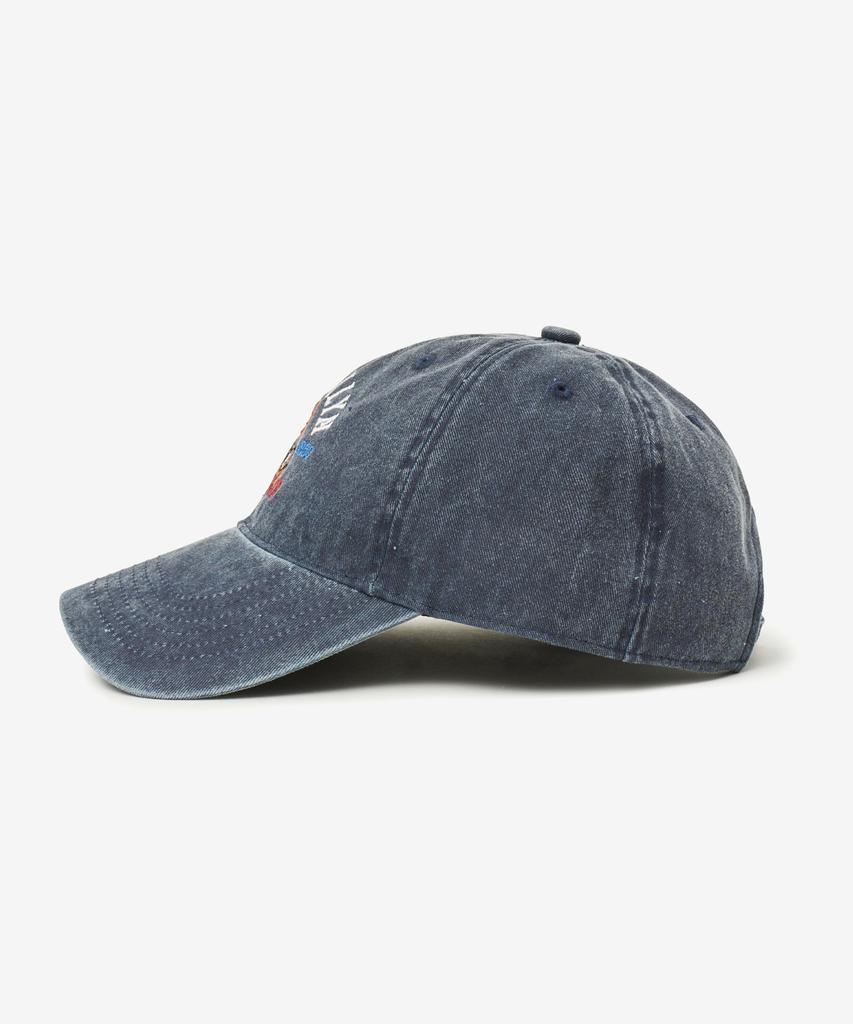 VTWO Brooklyn Snoopy Pigment Washed Ball Cap (Navy)