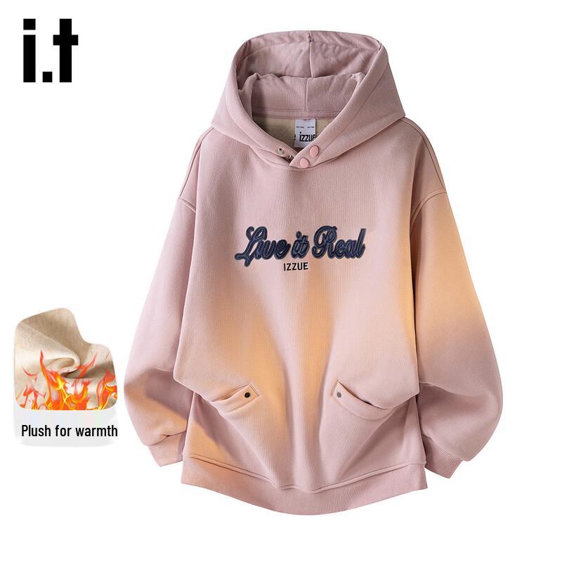 izzue it Women s Plush Hooded Sweatshirt XL