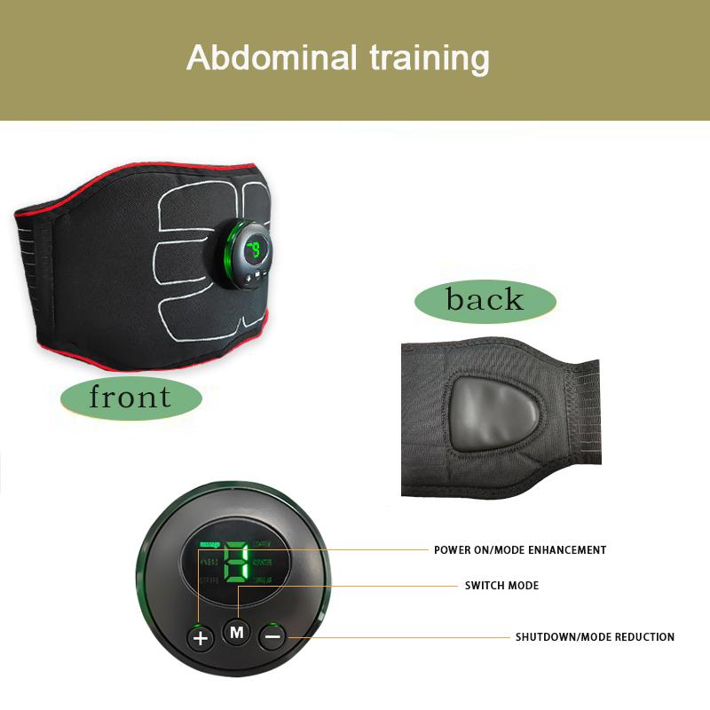 Shaping Waist Belt Body Slimming Massage Belt Exercise Assistance Equipment Fitness Portable Convenient and Easy To Operate 1pcs