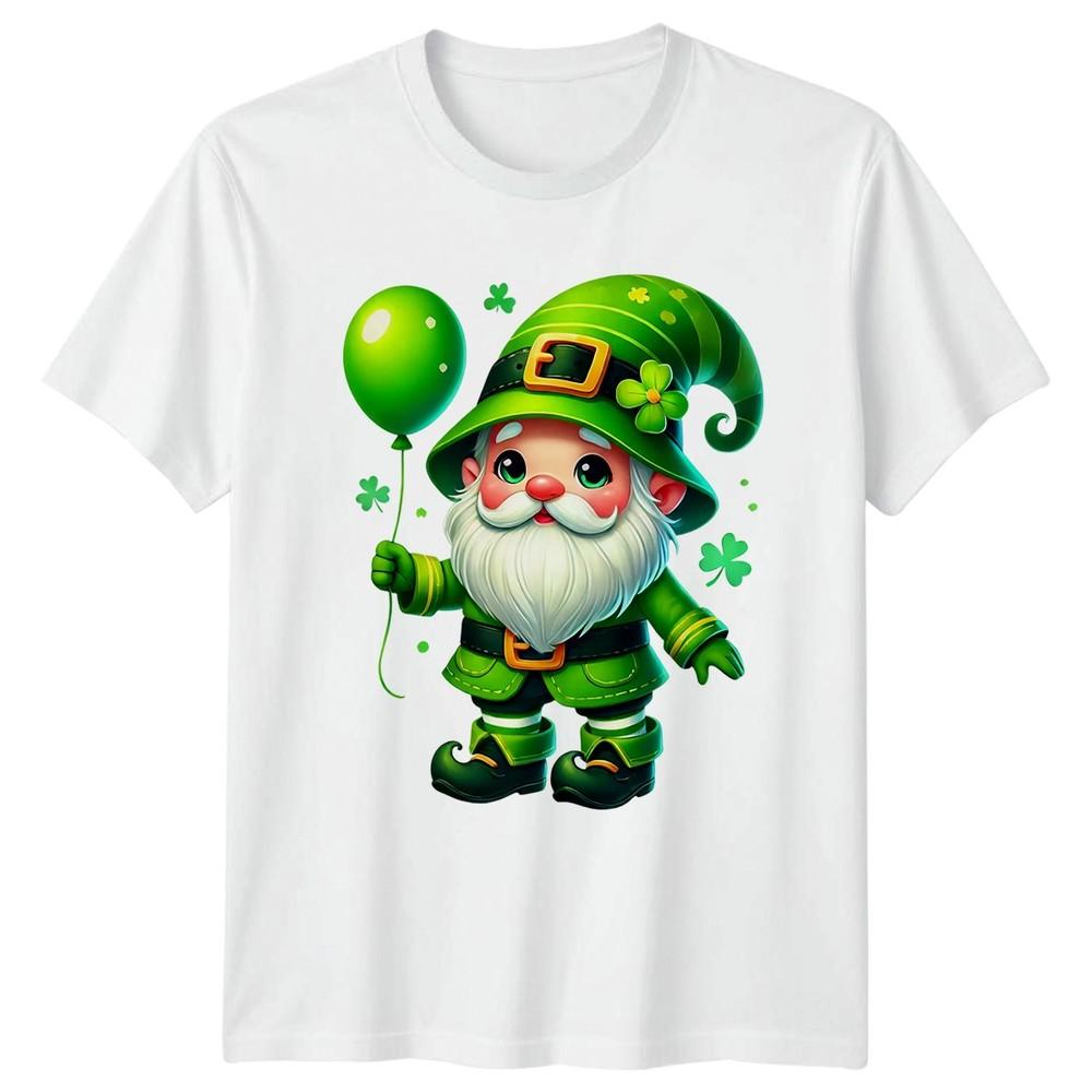 Funny Cute St Patricks Day Gnome TShirt Leprechaun Holiday S