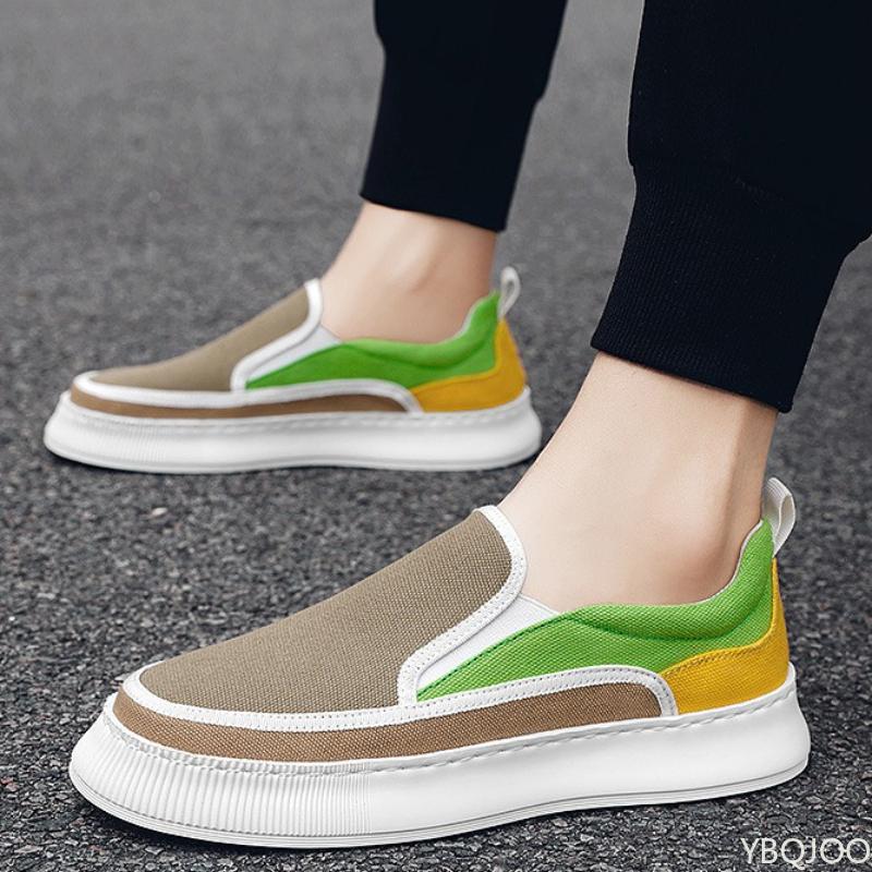 New Men's Shoes for Summer Breathable Trendy Versatile Thick Soled Comfortable Durable Casual Shoes for Lazy People