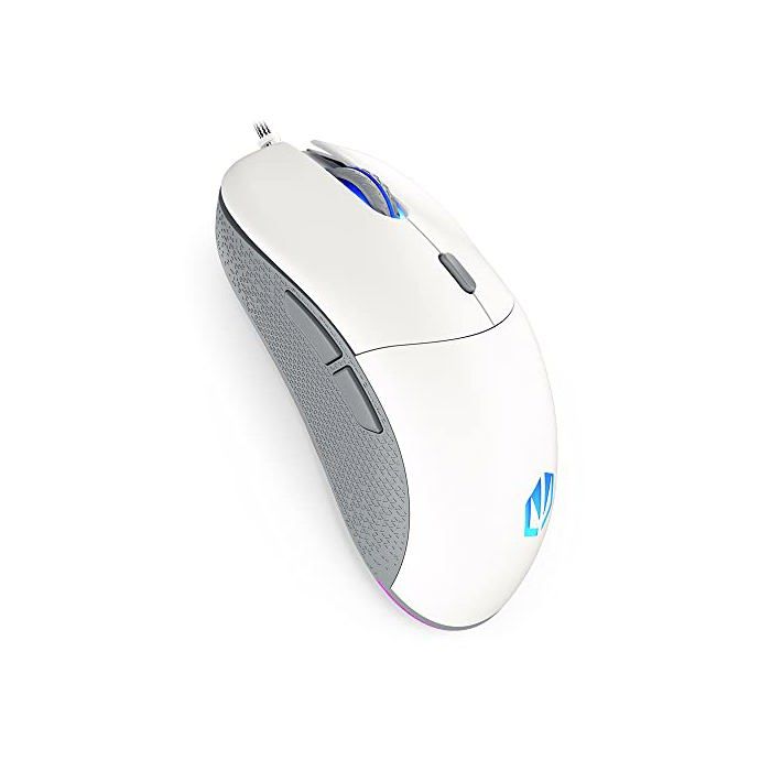 Souris De Jeu - ENDORFY - GEM Onyx White - 8000 DPI - Éclairage RVB - 67g
