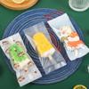 50Pcs Food Grade Ice Cream Bags Disposable Plastic Popsicle Protective Cover Storage Cartoon Ice Popsicle Packing Bag Diy
