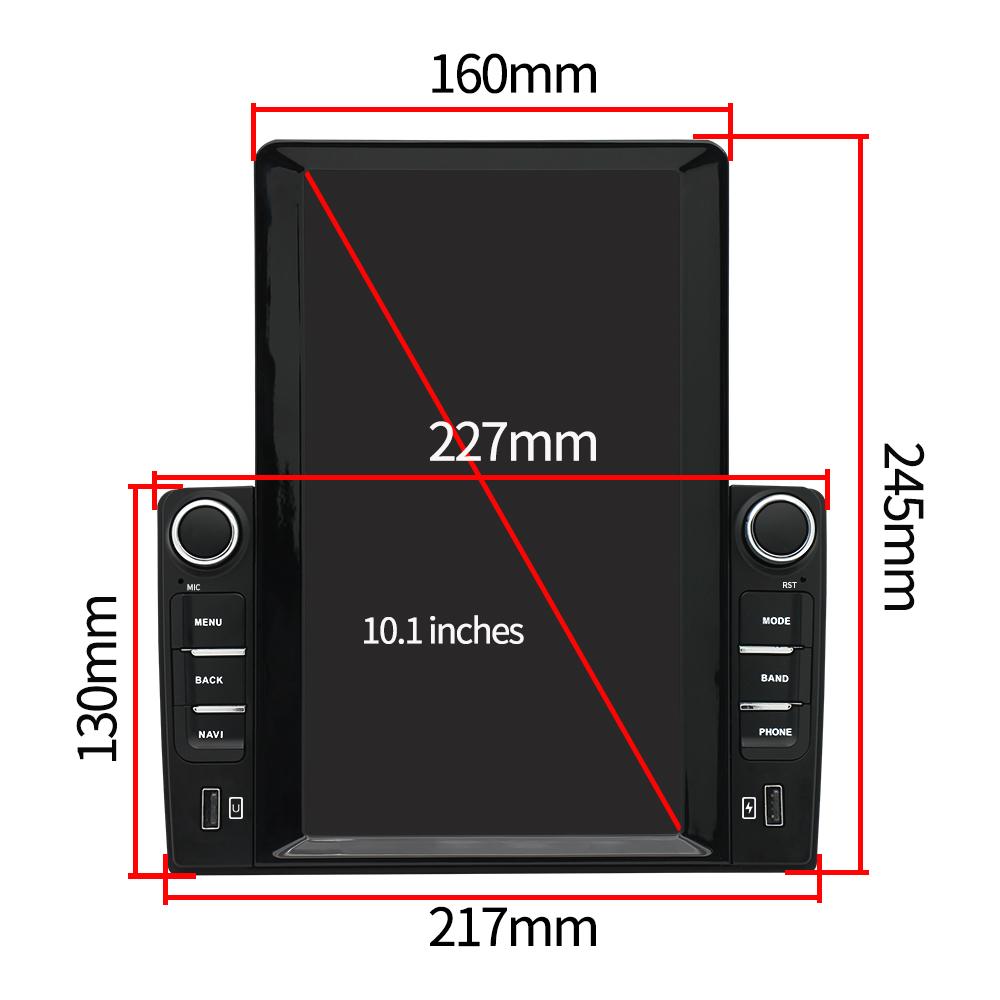 

For Ford Transit navigation all-in-one machine 13-18 special model-10 inch vertical screen with built-in CP
