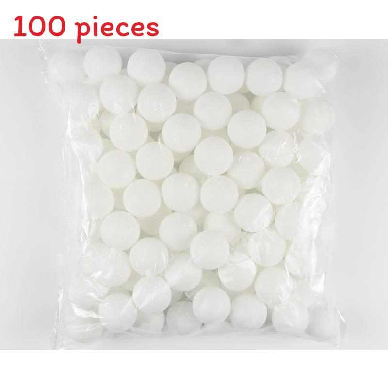 Pp Ping Pong Balls With Logo For Table Tennis And Recreational Games White