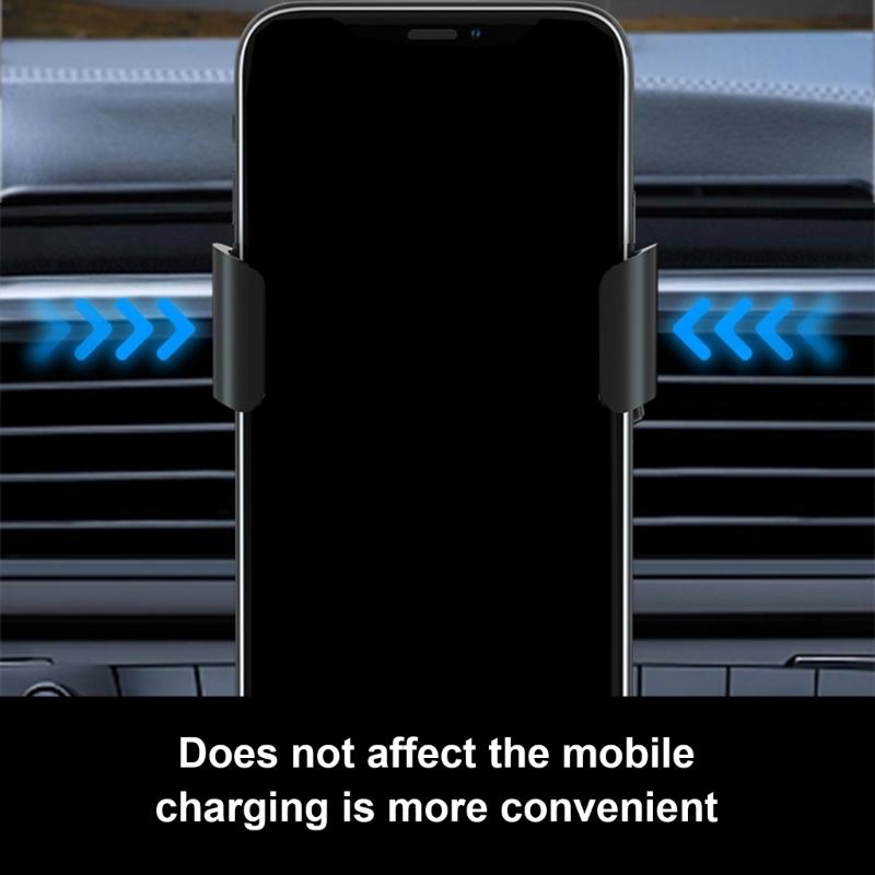 Car Phone Holder Mount Gravity Phone Mount Holder For Car Vent Air Vent Clip Never Blocking Cellphone Holder