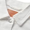 Levis SS24 Summer Collection Solid Color Short Button-Up Denim Jacket Women Jackets White 001C7-0002