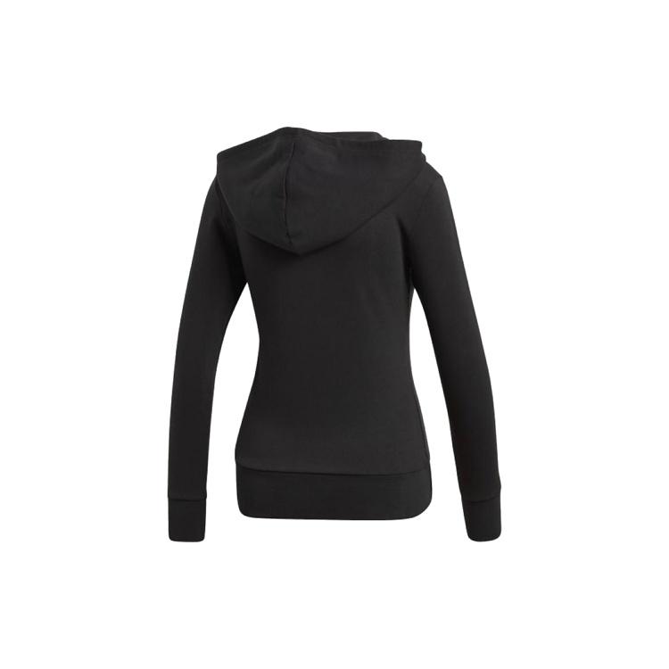 (WMNS) adidas Hooded Track Jacket Black Women's S97065