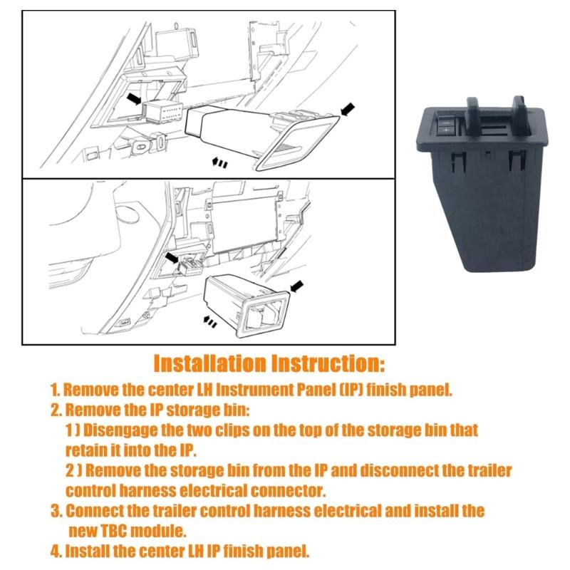 Modul controler frână remorcă pentru F-350 17-20 HC3Z2C006AA HC3Z-2C006-AA Modul controler de schimb