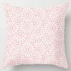 Pink Print Decorative Pillowcase Living Room Office Ornaments Home Pillowcase