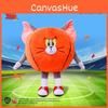 Football Jerry Tom Basketball Tennis Design Plush Rebound Ball Keychain Pendant