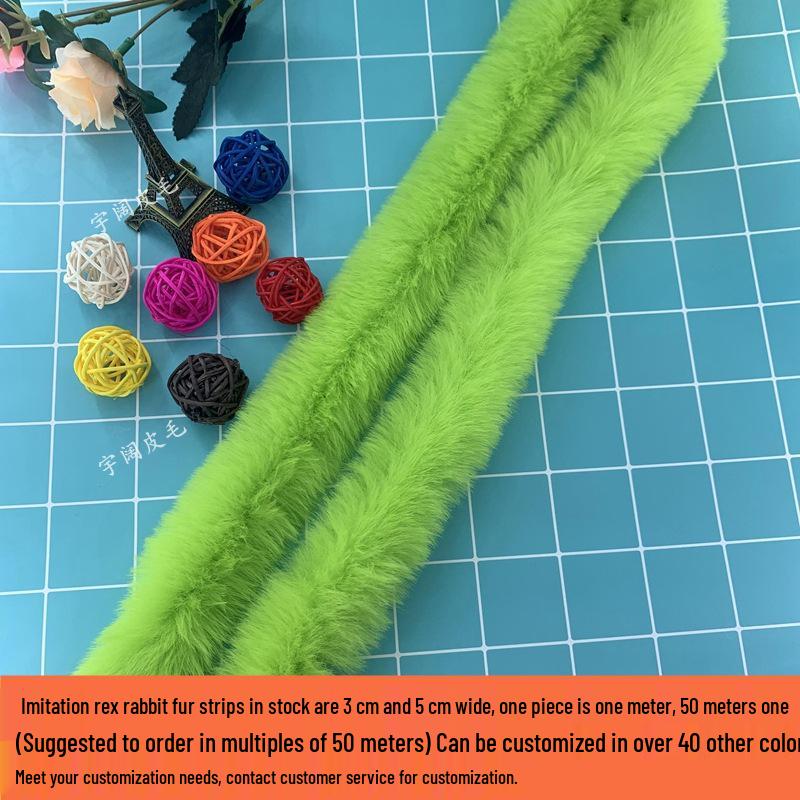 Imitation Rabbit and Mink Fur Strips: Autumn/Winter Cheongsam Accessories, Cuffs, Cape Trim
