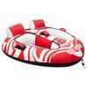 Towable Tubes for Boating, 2-Rider Inflatable Boat Tubes and Towables, 154 kg Capacity Water Sport Tubes for Boat to Pull - with 2 Cockpits, Full