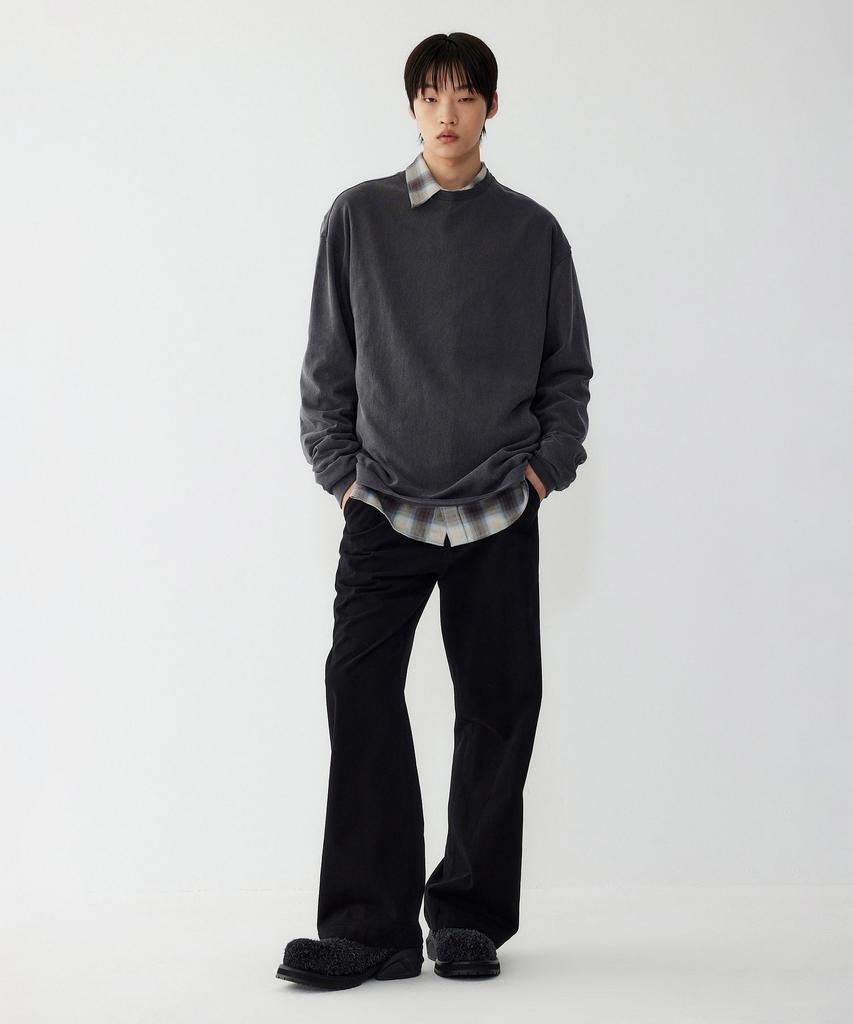 STUDIO TOMBOY [Men] Cotton Straight Pants_Black 9155331202
