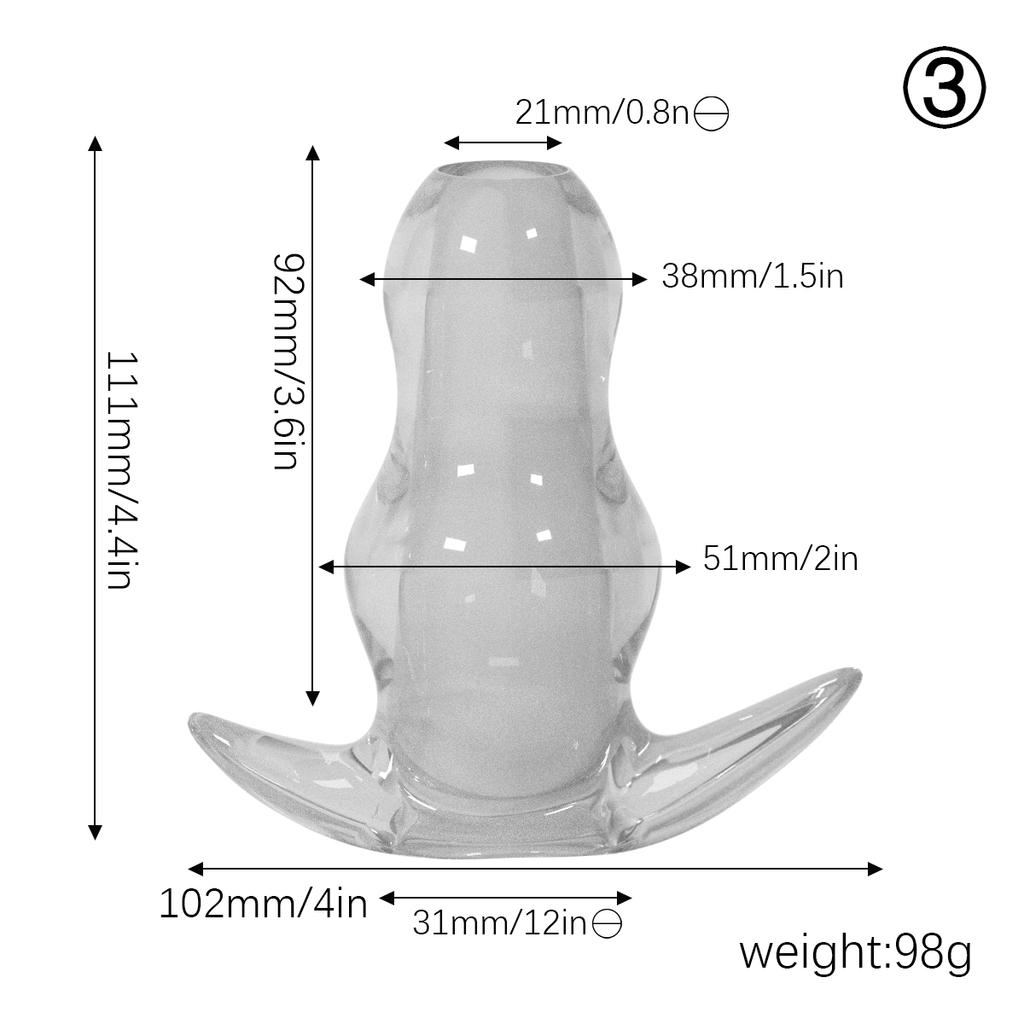 Sex Products 5 Sizes Hollow Anal Plug Butt Plug Anal Dilator Enema Soft Speculum Prostata Massager Sex Toys for Woman