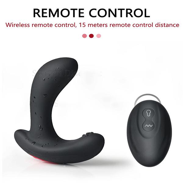 Wireless Remote Control Male Prostate Massager Inflatable Anal Plug Vibrating Butt Plug Anal Expansion Vibrator Sex Toys For Men