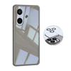 For Vivo V60 Lite Case Camera Protection Semi Transparent Soft Silicone Shockproof with Lens Protector Films for Vivo V60 Lite Back Cover