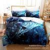 3D Digital Printing Bedding Four-Piece Set Three-Piece Set Warcraft Bed Sheet Quilt Pillow