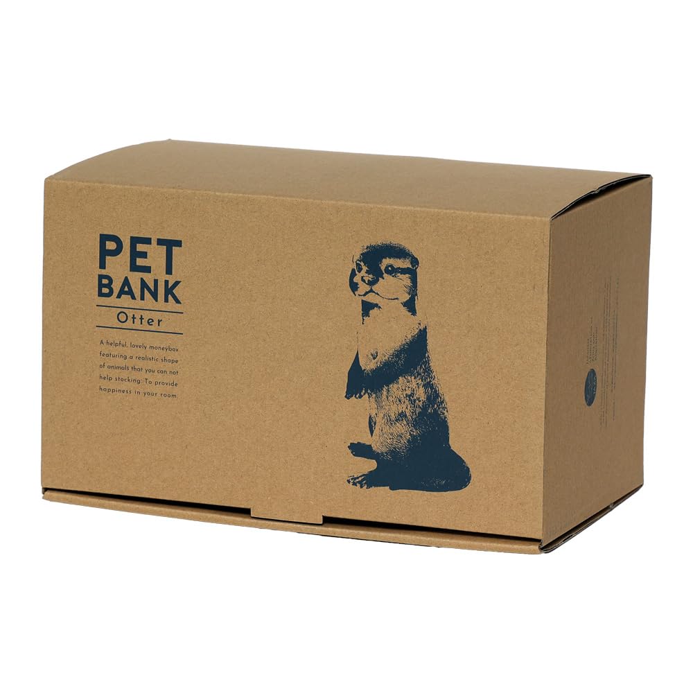 Otter Piggy Bank Realistic Object Figurine PET BANK OTTER #2911