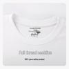 Men's Japanese Style 310g Heavy Cotton Loose T-Shirt - Solid Color, Round Neck, Short Sleeves