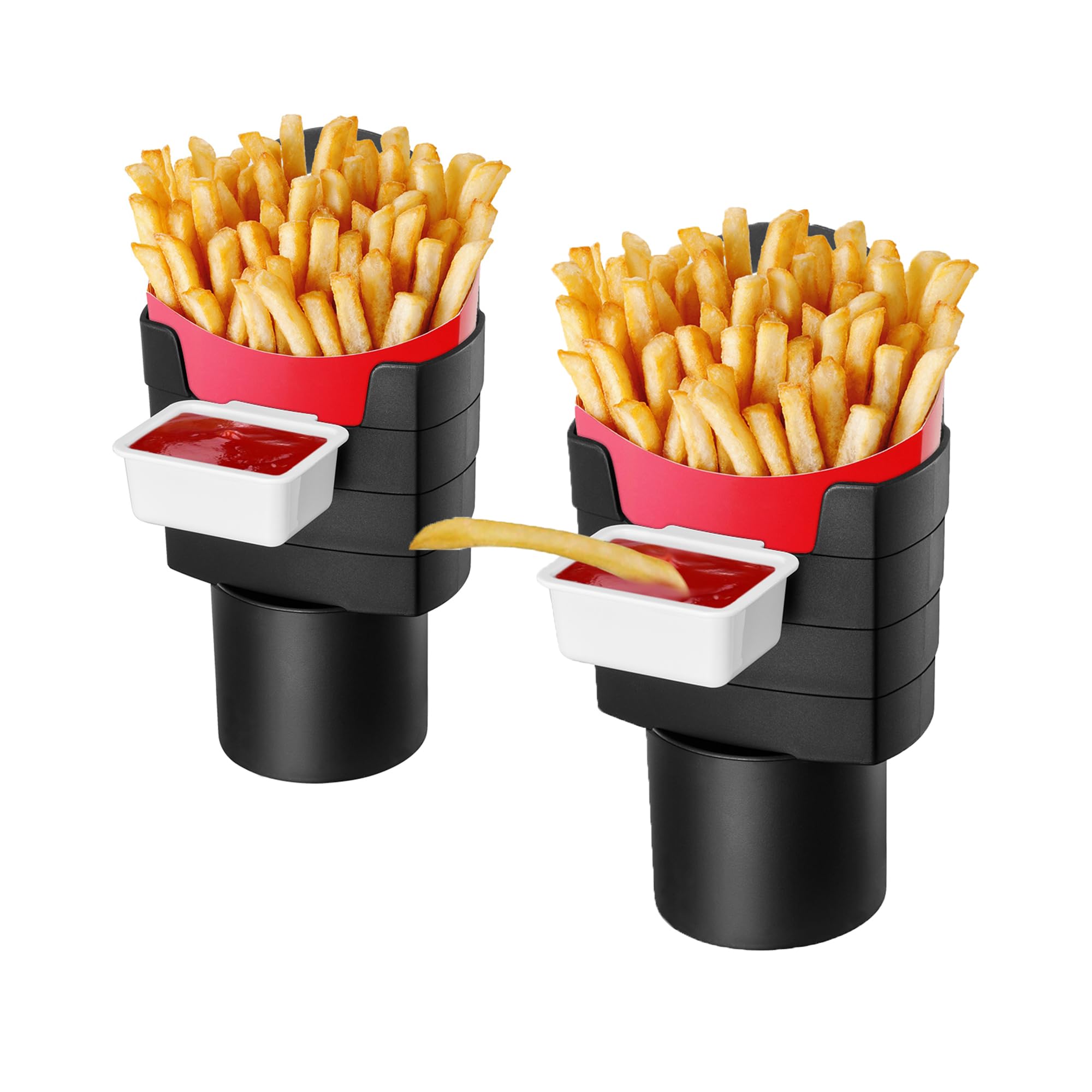 

Держатель для картофеля фри AuMoHall для автомобиля Многоцелевой расширитель подстаканника для фастфуда и напитков Автомобильный