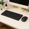 Keyboard Mouse Combo Slim Lightweight 2.4GHz Wireless 78 Key Korean Keyboard with Silent Mouse for PC Laptop