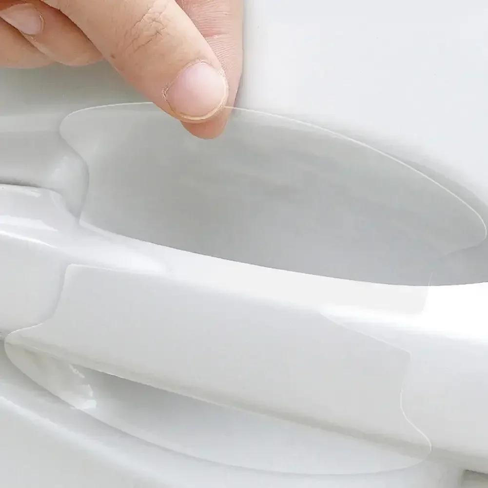Transparent Car Door Bowl Handle Protective Sticker Anti-collision Scratch-resistant Protection Clear Strip Stickers Car Decals