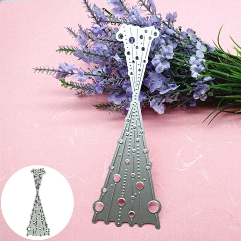 

Скрапбукинг Фон Ремесло Пятнистая Линия Металлической Резки Плашки Рождественский Пузырь