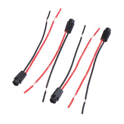 5Pcs T5 LED Bulb Holder Socket For 1.2W W3W Width Instrument Light Socket LED T5 Light Bulb Plug Extension Cables Harness