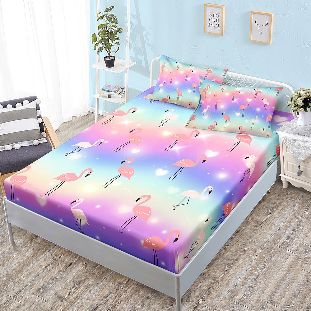 Animal Mattress Three-Piece Set, Bedspread, Pillowcase, Mattress Protective Cover, Dust-Proof And Non-Slip.