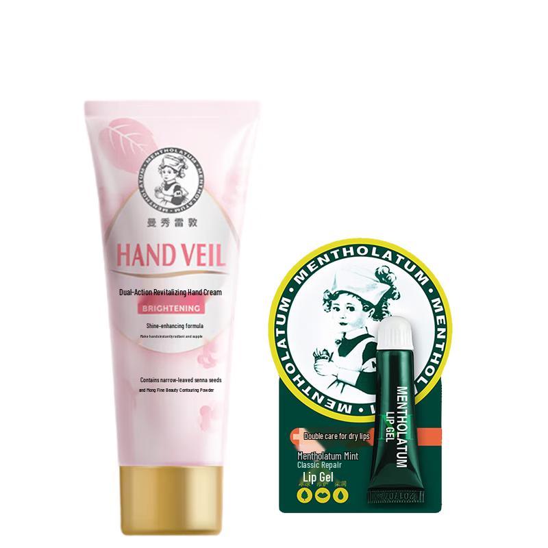 Mentholatum Radiance Hand Cream & Mint Lip Gel Duo