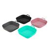 Silicone Air Fryer Baking Pans, Reusable Non-Stick Liners Baking Sheets Mats, Dishwasher Safe