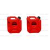 Red "Jerry Can With Mount And Fitting" Fit For Royal Enfield Himalayan BS4