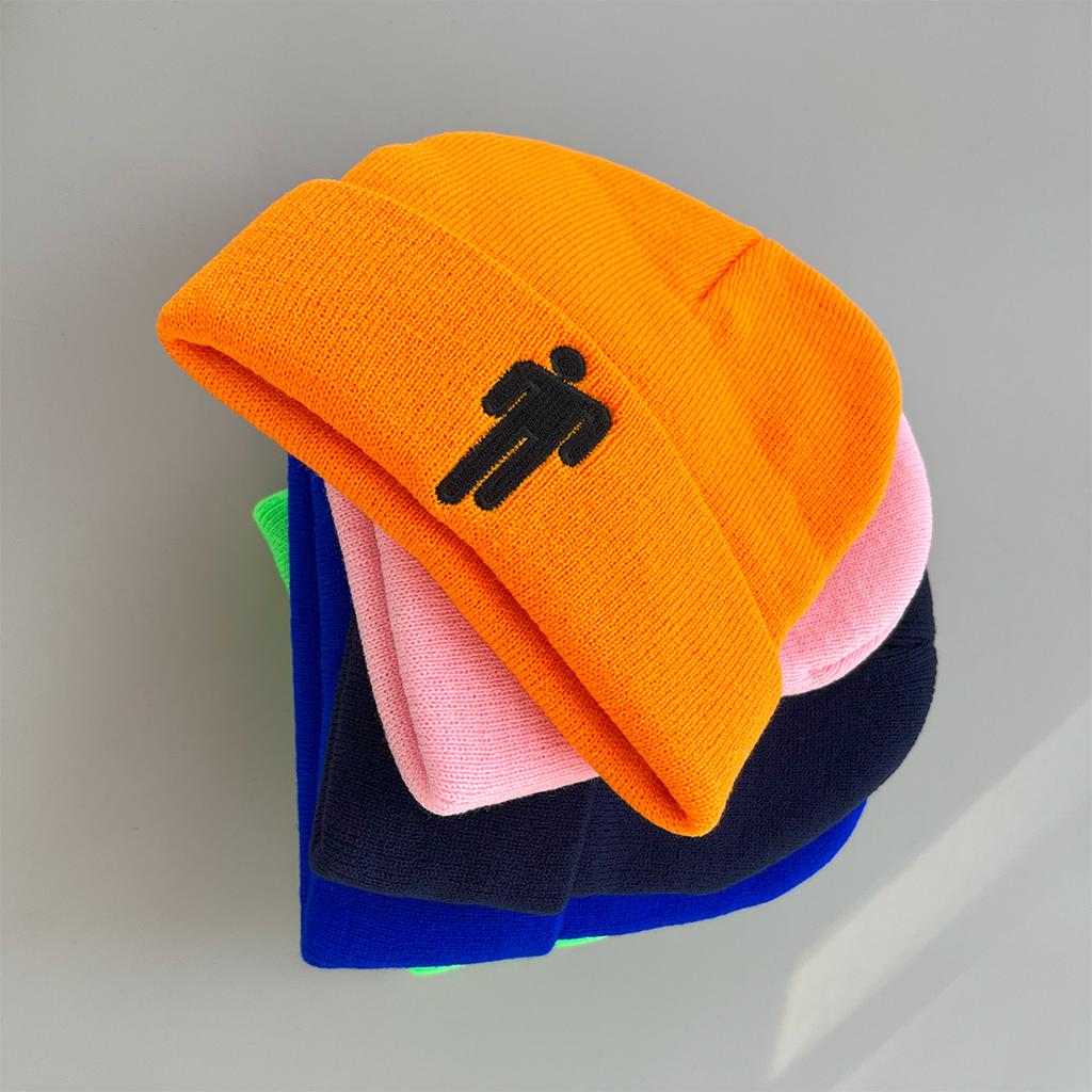 Blue Pear Green Skateboard Wool Knitted Hat Men's and Women's Autumn and Winter Cold Hat European and American Trendy Brand Ins