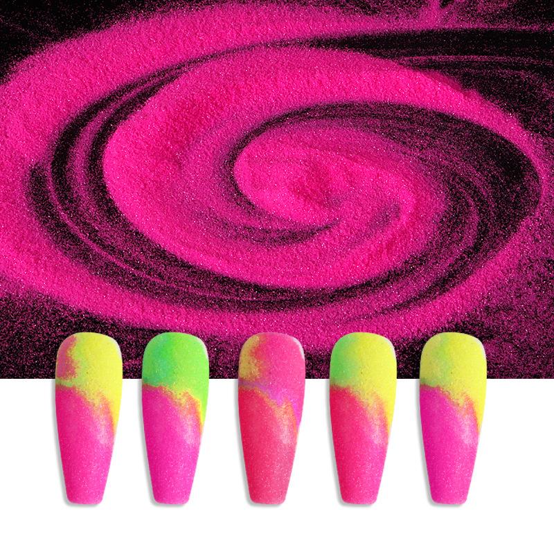 10G/bag 0.1MM solid sugar glitter powder nail decoration powder DIY filling material