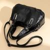 1Pc Women's Bag New Middle-aged Mother Handbag Fashionable Versatile Soft Leather Shoulder Messenger Bag Trendy Large Capacity Bag