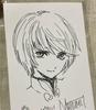 [USED] Illustration Card Mutsumi Inomata Art Book Bonus Mikleo 1 Piece