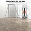 Aerial Yoga Frame, 9.67 Ft Height Yoga Swing Stand, Max 551.15 Lbs Load Chrome-Plated Steel Pipe Inversion Yoga Swing Stand Yoga Rig Yoga Sling