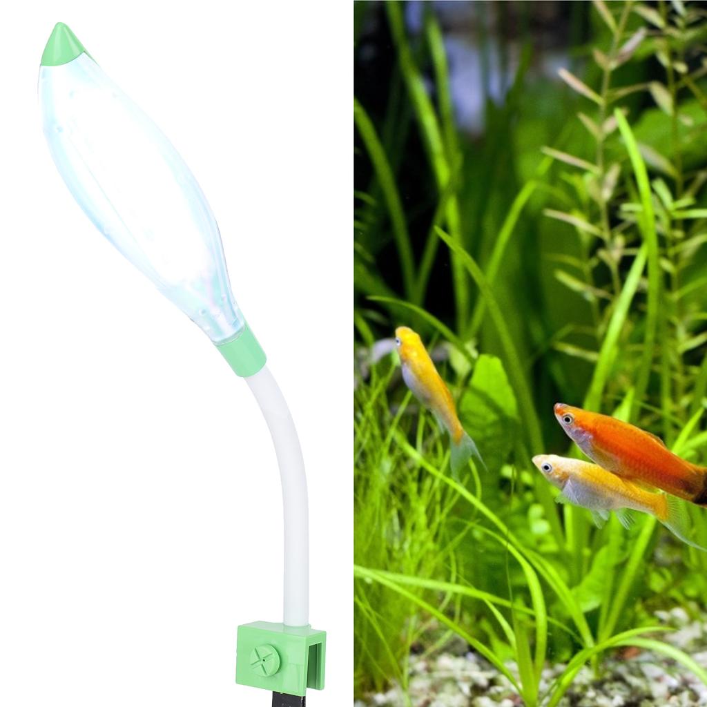 Professional USB LED Aquarium Light Fish Tank Lighting ClipOn Lamp Accessory Green