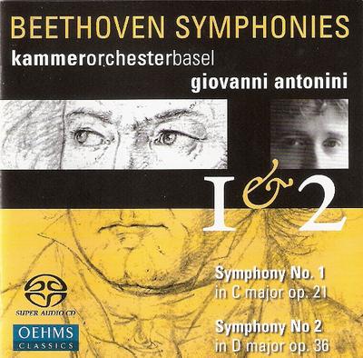 CD BASEL INDOOR - Beethoven: Symphonies Nos. 1 and 2 OC605 Oehms Classics 2005 Germany Classical Used