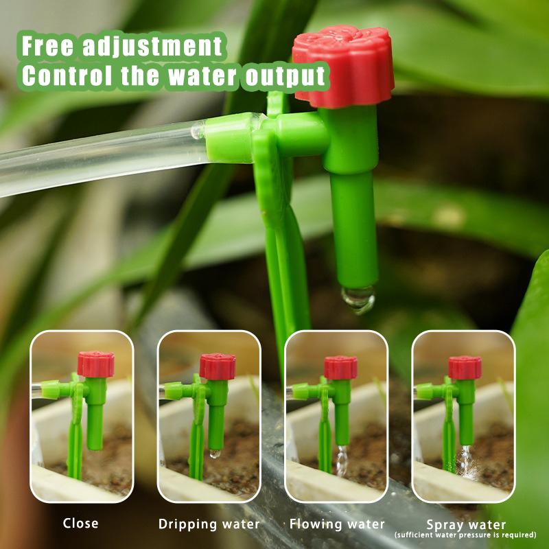 Garden Regulating Drip Irrigation Kit Automatic Watering Device 4/7mm Hose Potted Plants Watering Saving Micro Dripper