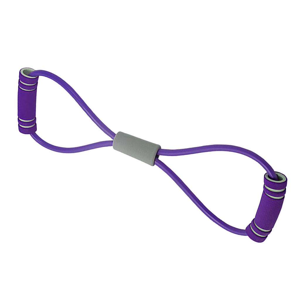 8 Shaped Resistance Band Exercise Band PVC Versatile Elastic Band for Arm Shoulder Leg Stretch
