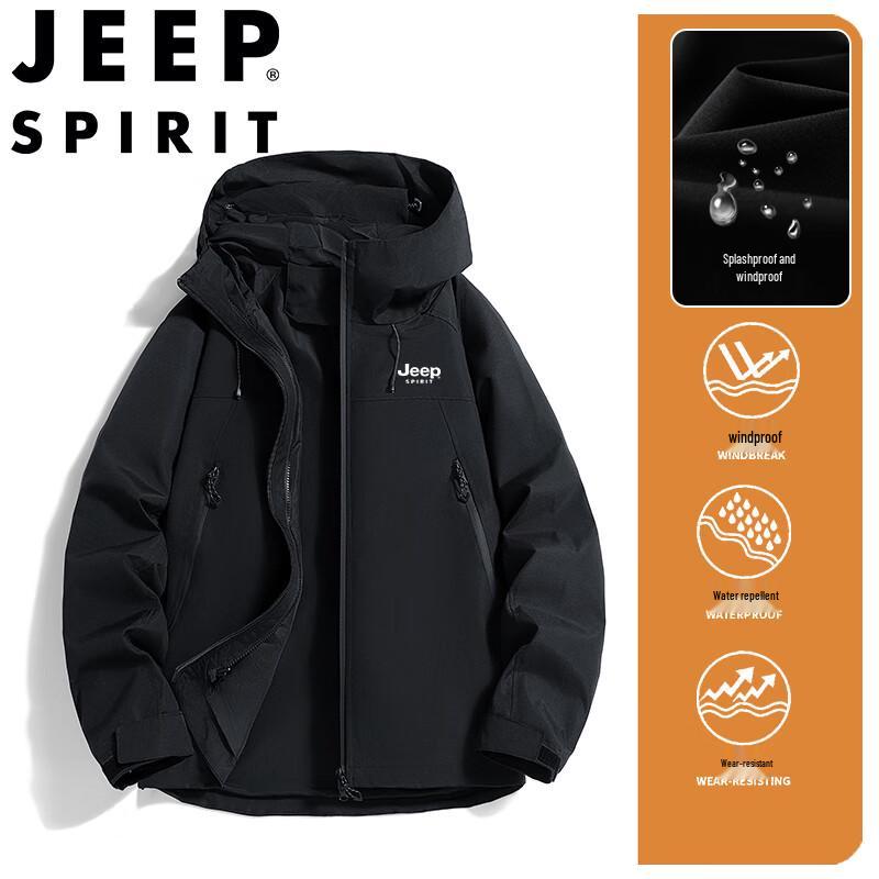 

JEEP SPIRIT Men s Outdoor Triple-Proof Jacket 3XL