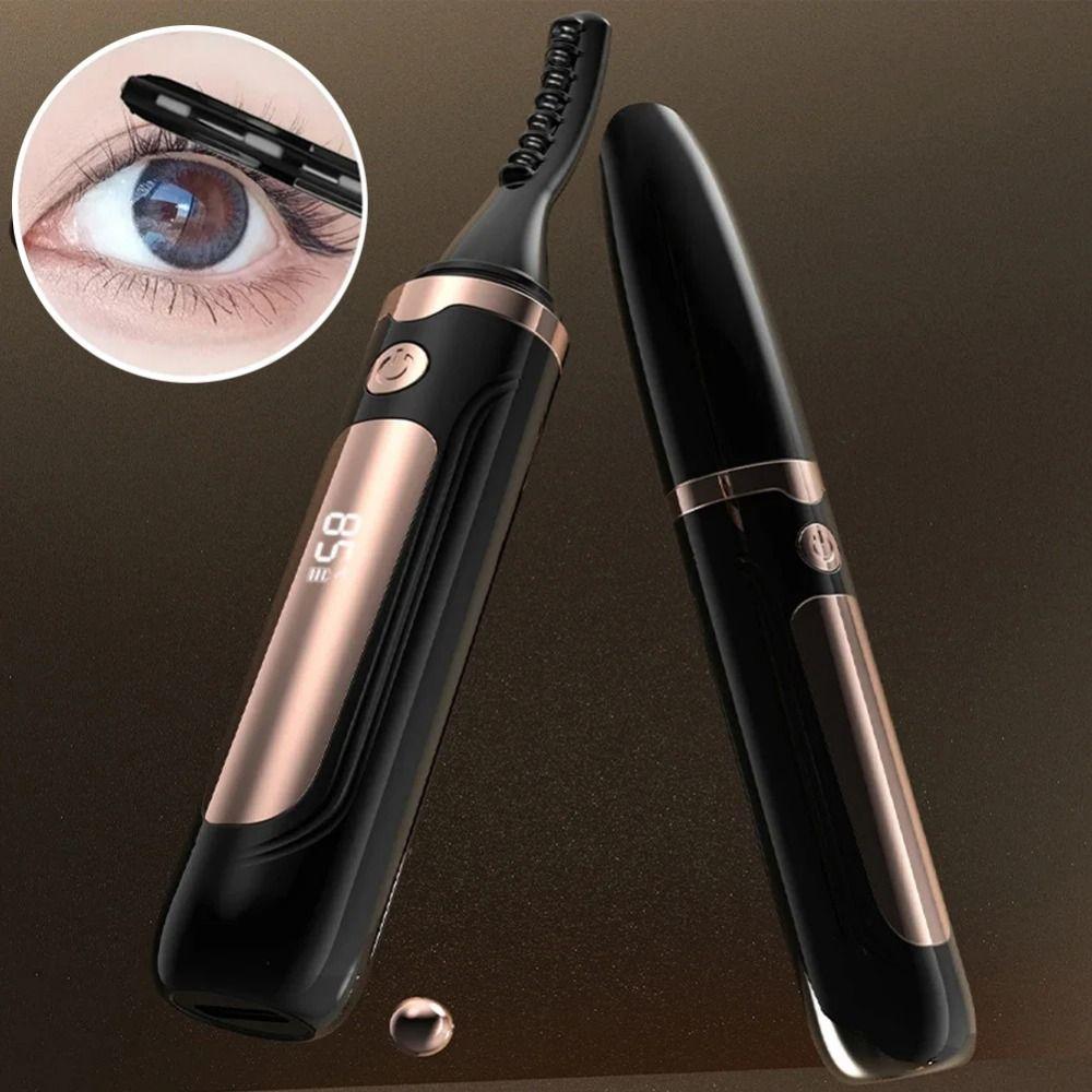 Long Lasting Electric Heated Eyelash Curler Anti-scald Quick Heating Eyelash Clip  Beauty Routine
