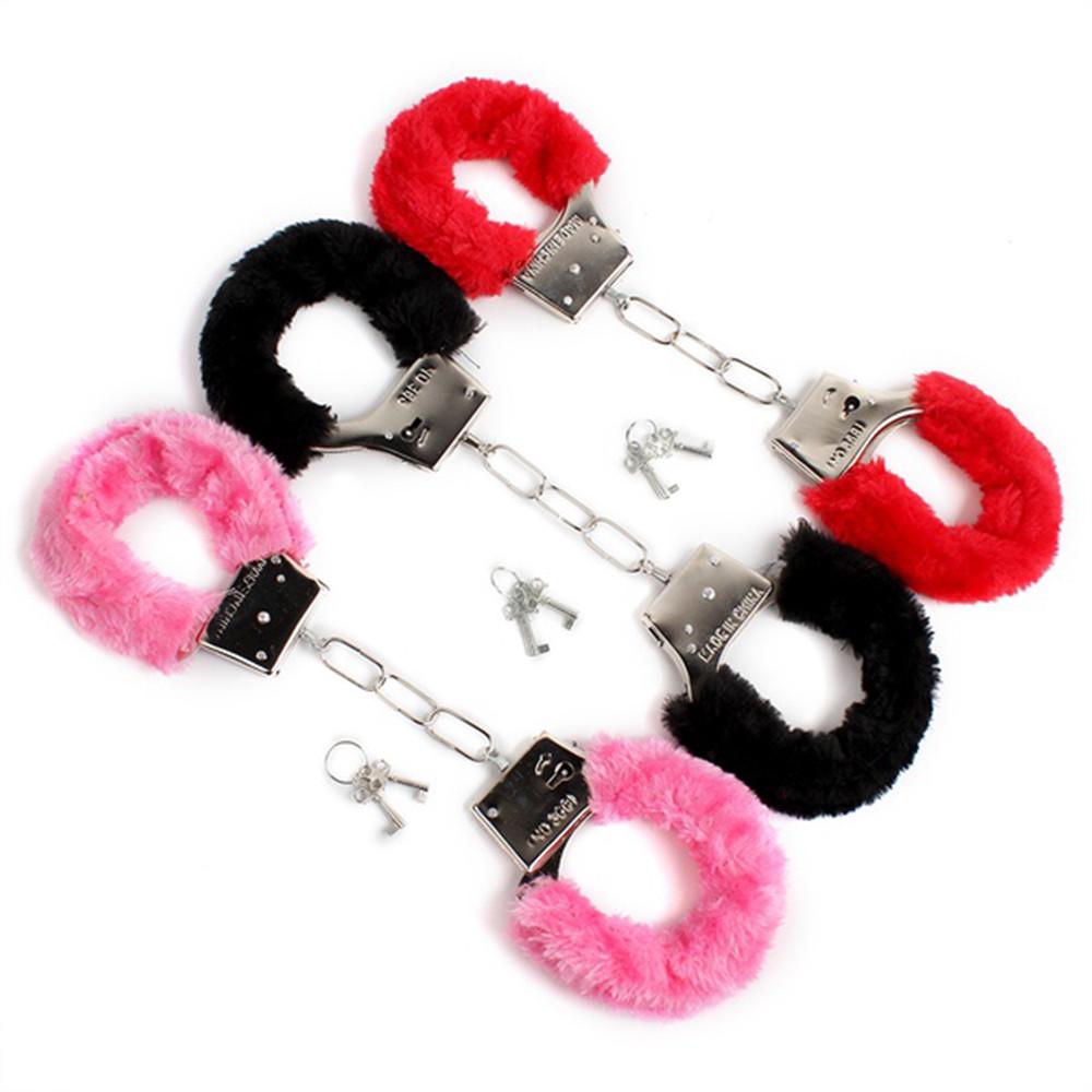 Hry pro dospělé SM Furry Soft Metal Pouta Cudnost Hračky pro pár 