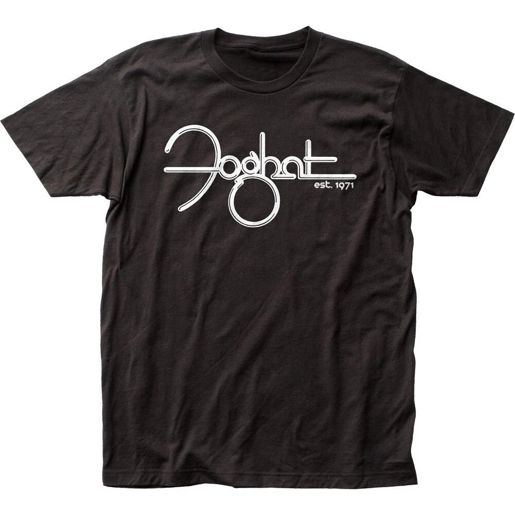 Foghat Est. 1971 T Mens T Shirt Rock and Roll Music Classic Band Tee New Black
