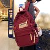 Schoolbag Casual Versatile School Bag College Student Junior High School Large Capacity Simple Computer Backpack Men's and Women's Backpack Tide