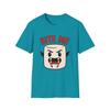 Unisex Softstyle T-Shirt Herren Damen T-Shirts Top Beiss Mich Lustiger Vampir Marshmallow Halloween